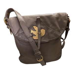 Marc Jacobs Petal to the Metal Leather Crossbody Bag in Taupe